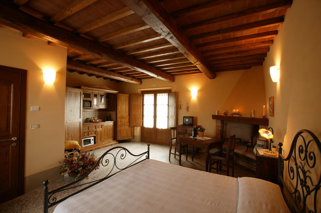 Agriturismo Podere San Gregorio Pienza Habitación foto
